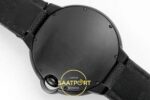 Cartier Ballon Bleu 42mm Çelik Siyah Kadran Erkek Super Clone ETA Görünüm 8 — Kadran ve Bezel Görünümü