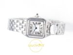 Cartier Panthere De Cartier Bayan ETA Saat 27mm Arka Kapak Cartier Gravür ve Mekanizma Görünümü Super Clone — Kadran ve Bezel Görünümü