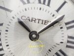 Cartier Ballon Blanc 30mm Çelik Beyaz Kadran Bayan Super Clone ETA Görünüm 9 — Kadran ve Bezel Görünümü