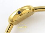 Cartier Baignoire Bayan ETA Saat 23mm x 7.1mm Saatport Stüdyo Birebir Kalite Kontrol Çekimi Super Clone — Kadran ve Bezel Görünümü
