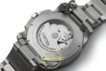 Cartier Calibre 42mm Çelik Siyah Kadran Çelik Bilezik Erkek Super Clone ETA Görünüm 10 — Kadran ve Bezel Görünümü