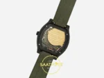F.P. Journe Élégante Titalyt Beyaz Kadran Yeşil Kordon Super Clone ETA - Şeffaf Safir Arka Kapak ve Calibre 1210 Mekanizma Genel — Kadran ve Bezel Görünümü