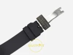 F.P. Journe Élégante Titalyt Antrasit-Siyah Kadran Gece Siyahı Kordon Super Clone ETA - FKM Kauçuk Kordon ve Katlanır Titanyum — Kadran ve Bezel Görünümü
