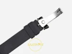 F.P. Journe Élégante Titalyt Antrasit-Siyah Kadran Gece Siyahı Kordon Super Clone ETA - FKM Kauçuk Kordon ve Klips İç Yüzey Detayı — Kadran ve Bezel Görünümü