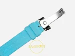 F.P. Journe Élégante Titalyt Siyah Kadran Turkuaz Kordon Super Clone ETA - FKM Kauçuk Kordon ve Klips İç Yüzey Detayı — Kadran ve Bezel Görünümü