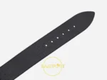 F.P. Journe Élégante Titalyt Antrasit-Siyah Kadran Gece Siyahı Kordon Super Clone ETA - Kabartma F.P. Journe Logolu Kauçuk Kordon — Kadran ve Bezel Görünümü