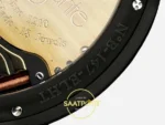F.P. Journe Élégante Titalyt Kırmızı Kadran Kırmızı Kordon Super Clone ETA - Invenit et Fecit Arka Kapak Gravürü ve Kordon Makrosu — Kadran ve Bezel Görünümü