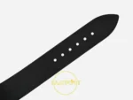 F.P. Journe Élégante Titalyt Siyah-Gri Kadran Siyah Kordon Super Clone ETA - FKM Kauçuk Kordon ve Katlanır Titanyum Klips Kapalı — Kadran ve Bezel Görünümü