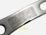 F.P. Journe Élégante Titalyt Siyah-Gri Kadran Mavi Kordon Super Clone ETA - FKM Kauçuk Kordon ve Dış Toka Kapağı Görünümü — Kadran ve Bezel Görünümü