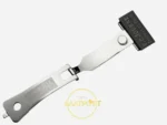 F.P. Journe Élégante Titalyt Siyah-Gri Kadran Siyah Kordon Super Clone ETA - FKM Kauçuk Kordon ve Dış Toka Kapağı Görünümü — Kadran ve Bezel Görünümü