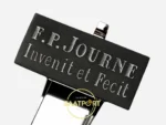 F.P. Journe Élégante Titalyt Kırmızı Kadran Kırmızı Kordon Super Clone ETA - Titanyum Katlanır Klips İç Mekanizma Profili — Kadran ve Bezel Görünümü