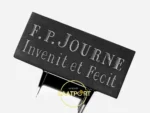 F.P. Journe Élégante Mamco Edition Siyah-Gri Kadran Gri Kordon Super Clone ETA - Titalyt Dış Toka Kapağı F.P. Journe Invenit et — Kadran ve Bezel Görünümü