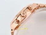 Audemars Piguet CUSTOM MODDED Royal Oak Chrono 26240OR 41mm RG/RG DDF Factory 41mm Sağ Yan Kurma Tepesi ve Kasa Koruma Detayı — Kadran ve Bezel Görünümü