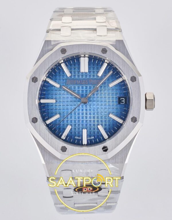 Audemars Piguet Royal Oak 41mm 15510BC Gain Weight DDF Ice DDF Factory 41mm Ön Cephe Kadran ve Kasa Görünümü Super Clone ETA Saat