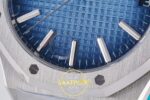 Audemars Piguet Royal Oak 41mm 15510BC Gain Weight DDF Ice DDF Factory 41mm Sol Yan Kasa Kalınlık ve Fırçalanmış Yüzey Profili — Kadran ve Bezel Görünümü