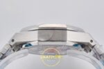 Audemars Piguet Royal Oak Chrono 26240 SS DDF Blue Dial DDF Factory 41mmx12.4mm Arka Kapak Gravür ve Super Clone Mekanizma — Kadran ve Bezel Görünümü