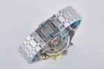 Audemars Piguet Royal Oak Chrono 26240 SS DDF Blue Dial DDF Factory 41mmx12.4mm Orijinal Toka Kilidi ve Kordon İç Detayı Super — Kadran ve Bezel Görünümü