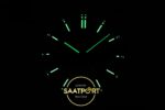 Audemars Piguet Royal Oak Chrono 26240 SS DDF Green Dial DDF Factory 41mmx12.4mm Gece Fosfor (Super-LumiNova) ve Kadran Detay — Kadran ve Bezel Görünümü