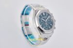 Audemars Piguet Royal Oak Chrono 26240 SS DDF Green Dial DDF Factory 41mmx12.4mm Sağ 45 Derece Çapraz Kasa ve Kurma Tepesi — Kadran ve Bezel Görünümü