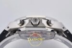 Audemars Piguet Royal Oak Chrono 26240 SS DDF Black Dial DDF Factory 41mmx12.4mm Sağ Yan Kurma Tepesi ve Kasa Koruma Detayı Super — Kadran ve Bezel Görünümü