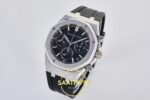 Audemars Piguet Royal Oak Chrono 26240 SS DDF Black Dial DDF Factory 41mmx12.4mm Sol 45 Derece Çapraz Kasa ve Bezel Profili Super — Kadran ve Bezel Görünümü