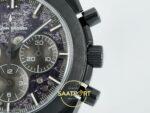 Omega OMG - SpeedMaster DSOM Grey Side CER/LE Gry ZF Factory 44mm Yatay Kasa, Bezel ve Kordon Bütünlüğü Super Clone ETA Saat — Kadran ve Bezel Görünümü