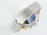 Omega OMG - SpeedMaster Snoopy 50th Anni. SS/NY Wht/Blu ZF Factory 42mm Orijinal Toka Kilidi ve Kordon İç Detayı Super Clone ETA — Kadran ve Bezel Görünümü