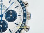 Omega OMG - SpeedMaster Snoopy 50th Anni. SS/NY Wht/Blu ZF Factory 42mm Yatay Kasa, Bezel ve Kordon Bütünlüğü Super Clone ETA Saat — Kadran ve Bezel Görünümü