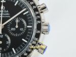 Omega OMG - SpeedMaster Snoopy Apollo SS/NY Black SMF ZF Factory 42mm Yatay Kasa, Bezel ve Kordon Bütünlüğü Super Clone ETA Saat — Kadran ve Bezel Görünümü