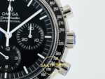 Omega OMG - SpeedMaster Snoopy Apollo SS/NY Black Steel ZF Factory 42mm Yatay Kasa, Bezel ve Kordon Bütünlüğü Super Clone ETA Saat — Kadran ve Bezel Görünümü