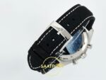 Omega OMG- SpeedMaster Snoopy Apollo SS/NY White SMF A3861 ZF Factory 42mm Orijinal Toka Kilidi ve Kordon İç Detayı Super Clone — Kadran ve Bezel Görünümü