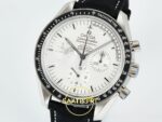 Omega OMG- SpeedMaster Snoopy Apollo SS/NY White SMF A3861 ZF Factory 42mm Sol 45 Derece Çapraz Kasa ve Bezel Profili Super Clone — Kadran ve Bezel Görünümü