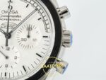 Omega OMG - SpeedMaster Snoopy Apollo SS/NY White Steel ZF Factory 42mm Yatay Kasa, Bezel ve Kordon Bütünlüğü Super Clone ETA Saat — Kadran ve Bezel Görünümü