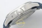 Patek Philippe Aquanaut 5164G SS ZF Blue Dial on ZF Factory Aktif Hacking Saniye Durdurma 40mm Arka Kapak Gravür ve Aktif Hacking — Kadran ve Bezel Görünümü