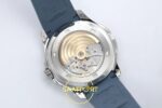 Patek Philippe Aquanaut 5164G SS ZF Blue Dial on ZF Factory Aktif Hacking Saniye Durdurma 40mm Gece Fosfor (Super-LumiNova) — Kadran ve Bezel Görünümü