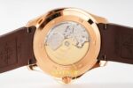Patek Philippe Aquanaut 5167 RG BBF Brown Dial on BBF Factory Aktif Hacking Saniye Durdurma 40mm Arka Kapak Gravür ve Aktif — Kadran ve Bezel Görünümü