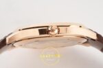 Patek Philippe Aquanaut 5167 RG BBF Brown Dial on BBF Factory Aktif Hacking Saniye Durdurma 40mm Sol Yan Kasa Kalınlık — Kadran ve Bezel Görünümü