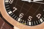 Patek Philippe Aquanaut 5167 RG BBF Brown Dial on BBF Factory Aktif Hacking Saniye Durdurma 40mm Yatay Kasa, Bezel ve Kordon — Kadran ve Bezel Görünümü