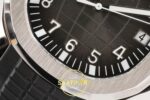 Patek Philippe Aquanaut 5167 SS BBF Gray Dial on BBF Factory Aktif Hacking Saniye Durdurma 40mm Yatay Kasa, Bezel ve Kordon — Kadran ve Bezel Görünümü