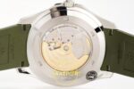 Patek Philippe Aquanaut 5168 SS BBF Green Dial on BBF Factory Aktif Hacking Saniye Durdurma 42mm Orijinal Toka Kilidi ve Kordon — Kadran ve Bezel Görünümü
