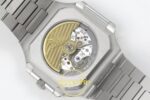 Patek Philippe Cubitus 5821 SS GRF Blue Dial on SS ZF Factory 45mm Orijinal Toka Kilidi ve Kordon İç Detayı Super Clone ETA Saat — Kadran ve Bezel Görünümü