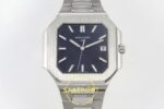 Patek Philippe Cubitus 5821 SS GRF Blue Dial on SS ZF Factory 45mm Ön Cephe Kadran ve Kasa Görünümü Super Clone ETA Saat — Kadran ve Bezel Görünümü