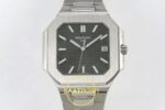 Patek Philippe Cubitus 5821 SS GRF Green Dial on SS ZF Factory 45mm Kadran İndeks ve İbre Detay Yakın Çekim Super Clone ETA Saat — Kadran ve Bezel Görünümü