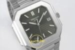 Patek Philippe Cubitus 5821 SS GRF Green Dial on SS ZF Factory 45mm Sol 45 Derece Çapraz Kasa ve Bezel Profili Super Clone ETA — Kadran ve Bezel Görünümü
