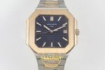 Patek Philippe Cubitus 5821 SS/RG GRF Blue Dial on SS/RG ZF Factory 45mm Kadran İndeks ve İbre Detay Yakın Çekim Super Clone ETA — Kadran ve Bezel Görünümü