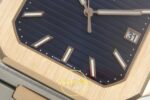 Patek Philippe Cubitus 5821 SS/RG GRF Blue Dial on SS/RG ZF Factory 45mm Yatay Kasa, Bezel ve Kordon Bütünlüğü Super Clone ETA — Kadran ve Bezel Görünümü