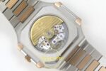 Patek Philippe Cubitus 5821 SS/RG GRF Brown Dial on SS/RG ZF Factory 45mm Orijinal Toka Kilidi ve Kordon İç Detayı Super Clone — Kadran ve Bezel Görünümü