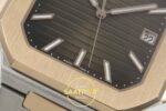 Patek Philippe Cubitus 5821 SS/RG GRF Brown Dial on SS/RG ZF Factory 45mm Yatay Kasa, Bezel ve Kordon Bütünlüğü Super Clone ETA — Kadran ve Bezel Görünümü