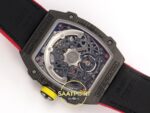 Richard Mille RM 67-02 Alexander Zverev Black NTPT Arka Mekanizma Titanyum Köprü ve Çark Detayı Rich Factory Super Clone ETA — Kadran ve Bezel Görünümü