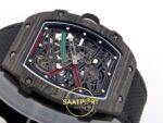 Richard Mille RM 67-02 Black NTPT UAE Edition Yatay Kadran ve CRMA7 Mekanizma Derinliği Rich Factory Super Clone ETA — Kadran ve Bezel Görünümü